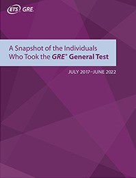 A Snapshot of the Individuals Who Took the GRE® General Test July 2017–June 2022